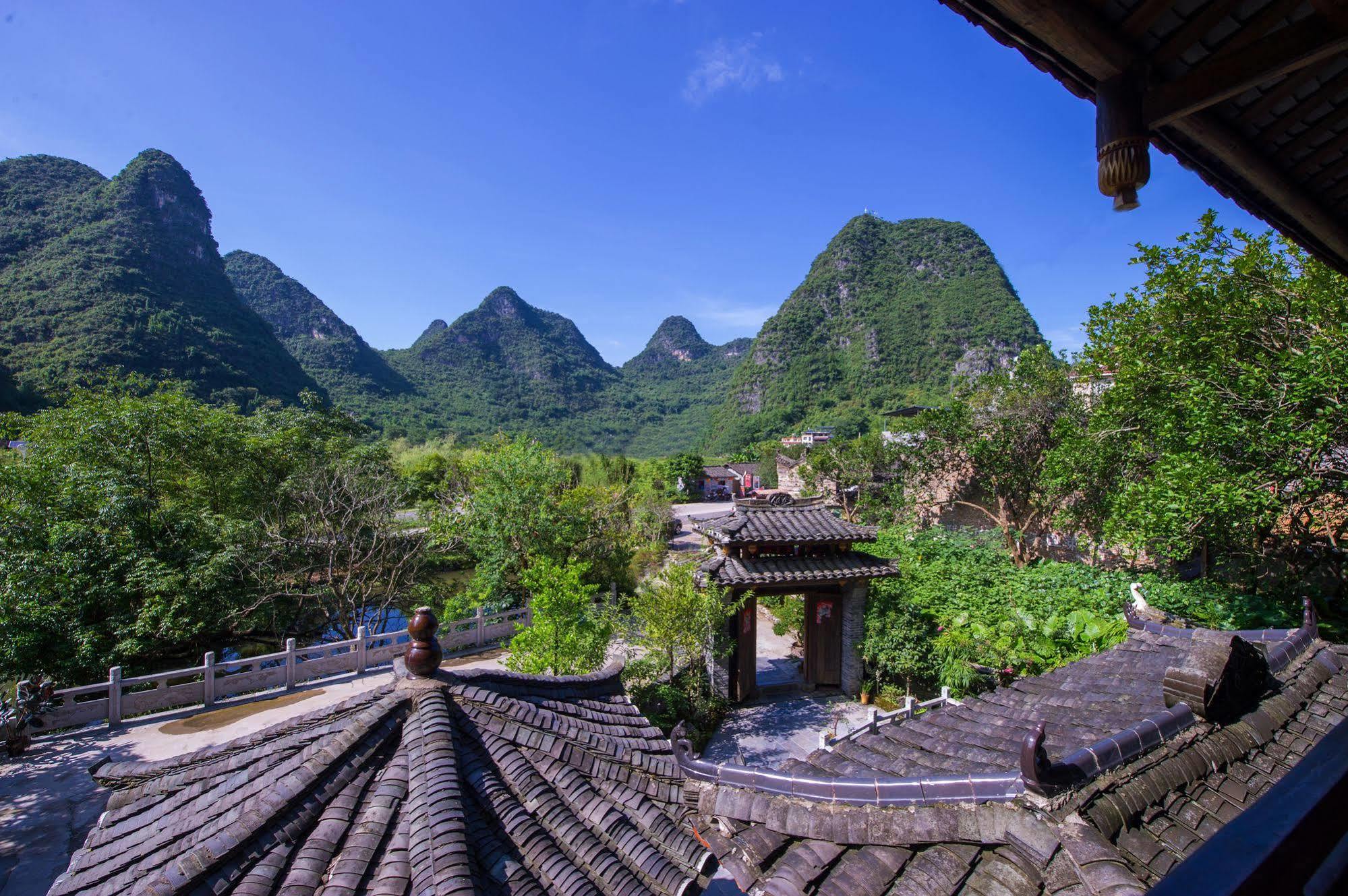 Hotel Yangshuo Scenic Mountain Retreat Exterior foto