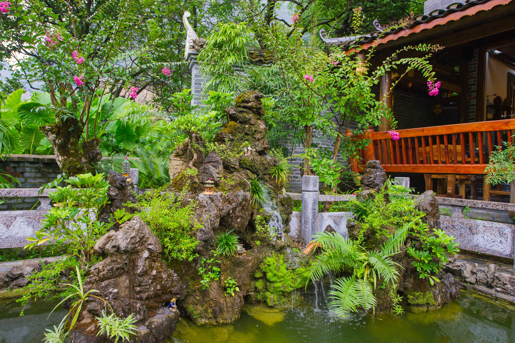 Hotel Yangshuo Scenic Mountain Retreat Exterior foto