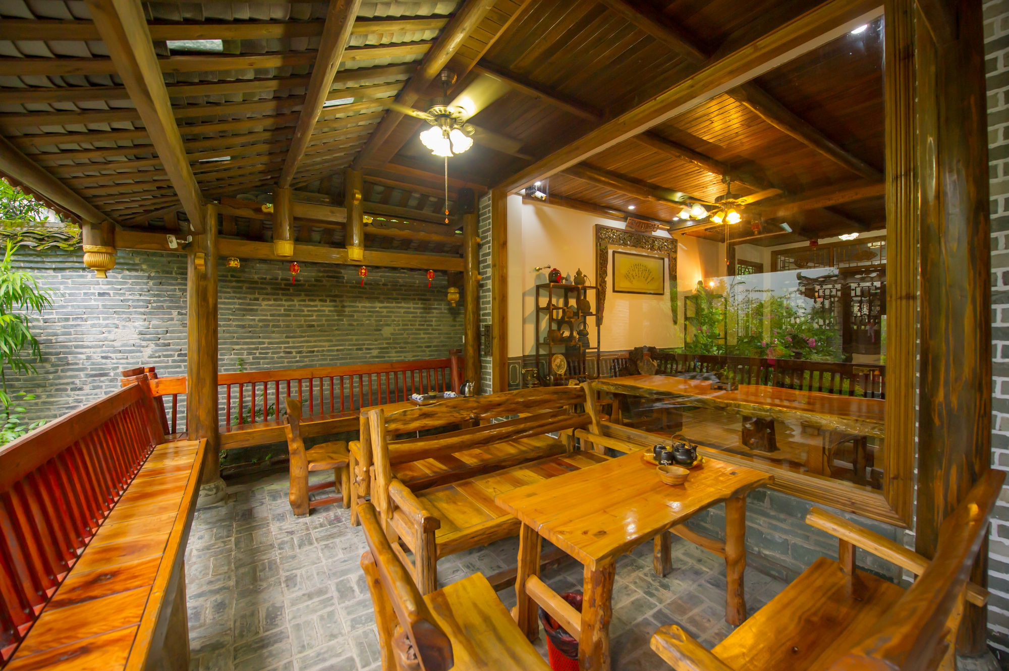 Hotel Yangshuo Scenic Mountain Retreat Exterior foto