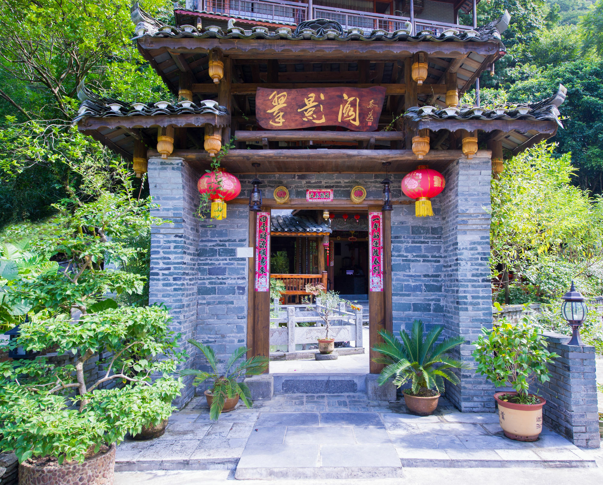 Hotel Yangshuo Scenic Mountain Retreat Exterior foto